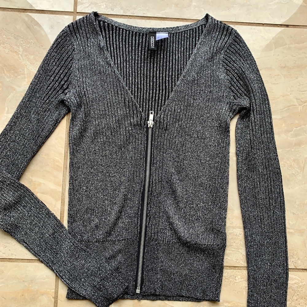 Divided by H&M Ribbed Sparkly Ribbed Top - Picture 5 of 7